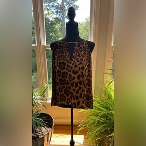 Leopard Sleeveless Top